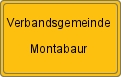 Ortsschild von Verbandsgemeinde Montabaur