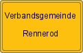Ortsschild von Verbandsgemeinde Rennerod