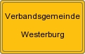 Ortsschild von Verbandsgemeinde Westerburg