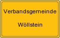 Ortsschild von Verbandsgemeinde Wöllstein