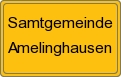 Ortsschild von Samtgemeinde Amelinghausen