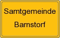 Ortsschild von Samtgemeinde Barnstorf
