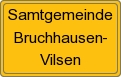 Ortsschild von Samtgemeinde Bruchhausen-Vilsen