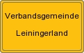 Ortsschild von Verbandsgemeinde Leiningerland