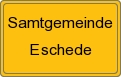Ortsschild von Samtgemeinde Eschede