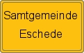 Ortsschild von Samtgemeinde Eschede