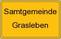 Ortsschild von Samtgemeinde Grasleben