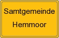 Ortsschild von Samtgemeinde Hemmoor