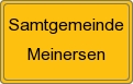 Ortsschild von Samtgemeinde Meinersen