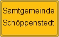 Ortsschild von Samtgemeinde Schöppenstedt