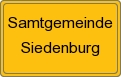 Ortsschild von Samtgemeinde Siedenburg