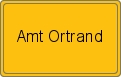 Ortsschild von Amt Ortrand