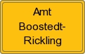 Ortsschild von Amt Boostedt-Rickling