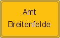 Ortsschild von Amt Breitenfelde