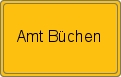 Ortsschild von Amt Büchen