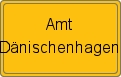 Ortsschild von Amt Dänischenhagen