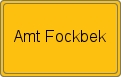 Ortsschild von Amt Fockbek