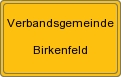 Ortsschild von Verbandsgemeinde Birkenfeld
