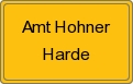 Ortsschild von Amt Hohner Harde