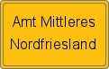 Ortsschild von Amt Mittleres Nordfriesland