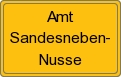 Ortsschild von Amt Sandesneben-Nusse