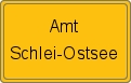 Ortsschild von Amt Schlei-Ostsee