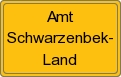 Ortsschild von Amt Schwarzenbek-Land
