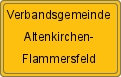 Ortsschild von Verbandsgemeinde Altenkirchen-Flammersfeld