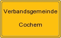 Ortsschild von Verbandsgemeinde Cochem