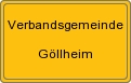 Ortsschild von Verbandsgemeinde Göllheim