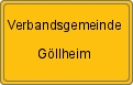 Ortsschild von Verbandsgemeinde Göllheim