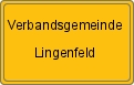 Ortsschild von Verbandsgemeinde Lingenfeld