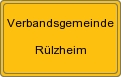 Ortsschild von Verbandsgemeinde Rülzheim
