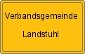 Ortsschild von Verbandsgemeinde Landstuhl