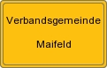Ortsschild von Verbandsgemeinde Maifeld